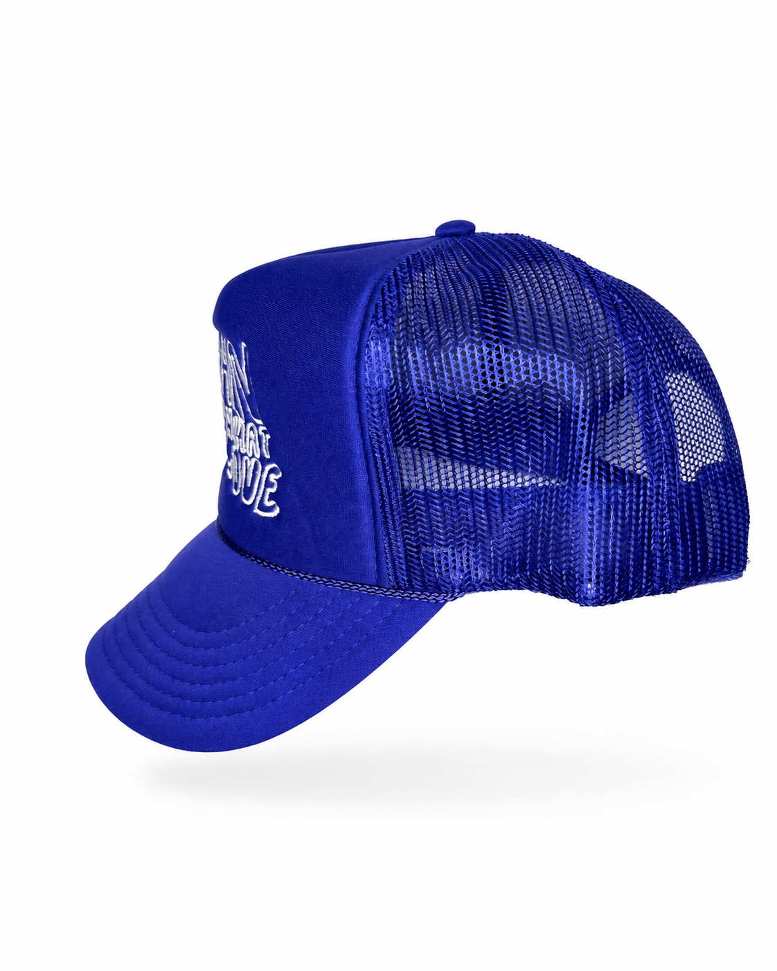 Oh Man Just Do What You Love Trucker Hat — Royal Blue