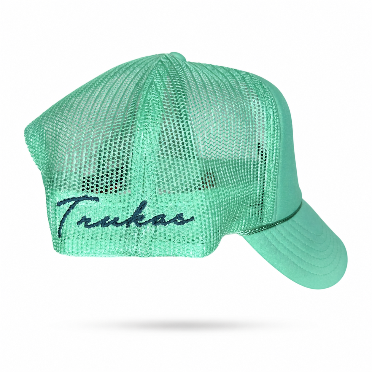Trukas LA Trucker Hat — Mint / Navy